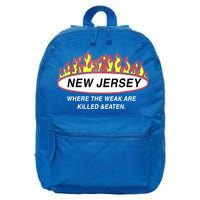 New Jersey Where The Weak Are Ki.l.led And Eaten 16 in Basic Backpack