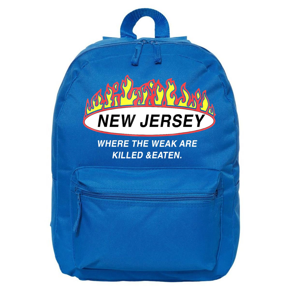 New Jersey Where The Weak Are Ki.l.led And Eaten 16 in Basic Backpack