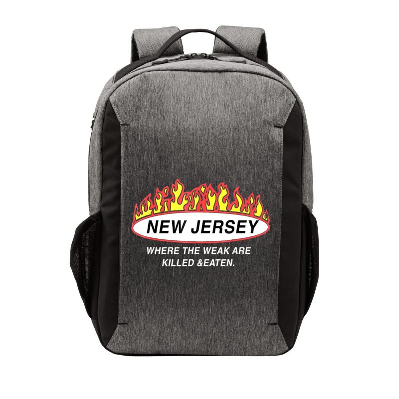 New Jersey Where The Weak Are Ki.l.led And Eaten Vector Backpack