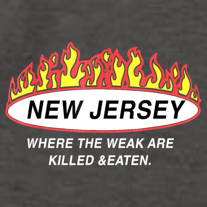 New Jersey Where The Weak Are Ki.l.led And Eaten Vector Backpack
