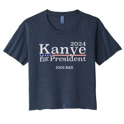 New Kanye 2024 Women's Crop Top Tee