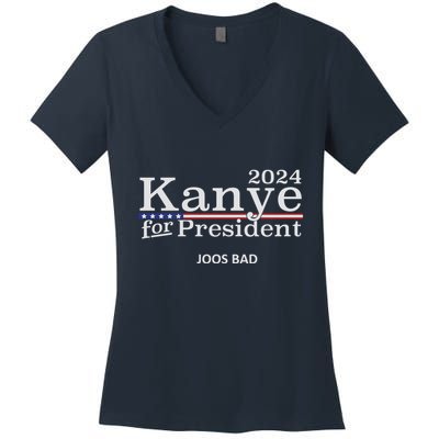 New Kanye 2024 Women's V-Neck T-Shirt