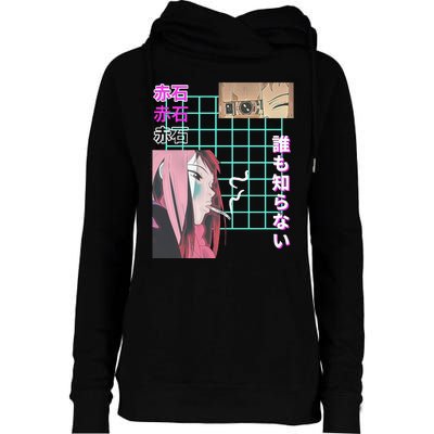 Never Knows Best Womens Funnel Neck Pullover Hood