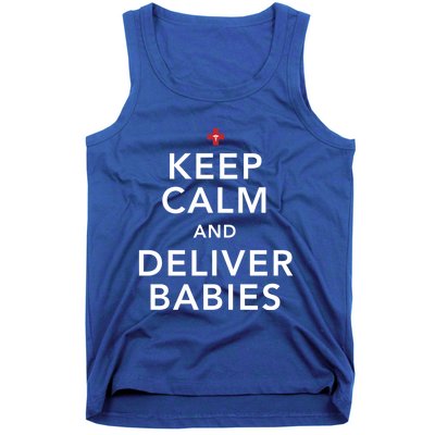 Nurse Keep Calm And Deliver Ob/Gyn Gift Tank Top