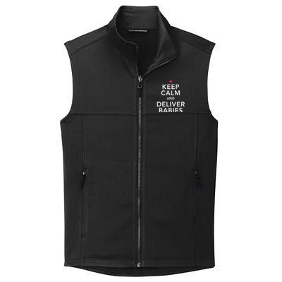 Nurse Keep Calm And Deliver Ob/Gyn Gift Collective Smooth Fleece Vest