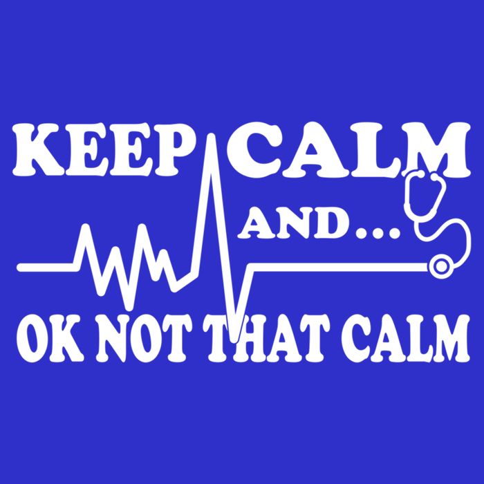 Nurse Keep Calm And Ok Not That Calm Funny Cardiac Nursing Gift Visor