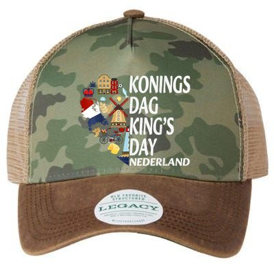 Netherlands King's Day Orange Legacy Tie Dye Trucker Hat