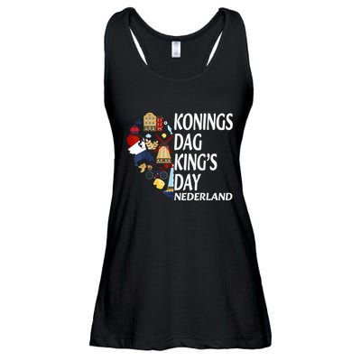 Netherlands King's Day Orange Ladies Essential Flowy Tank