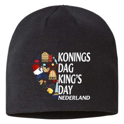 Netherlands King's Day Orange Sustainable Beanie