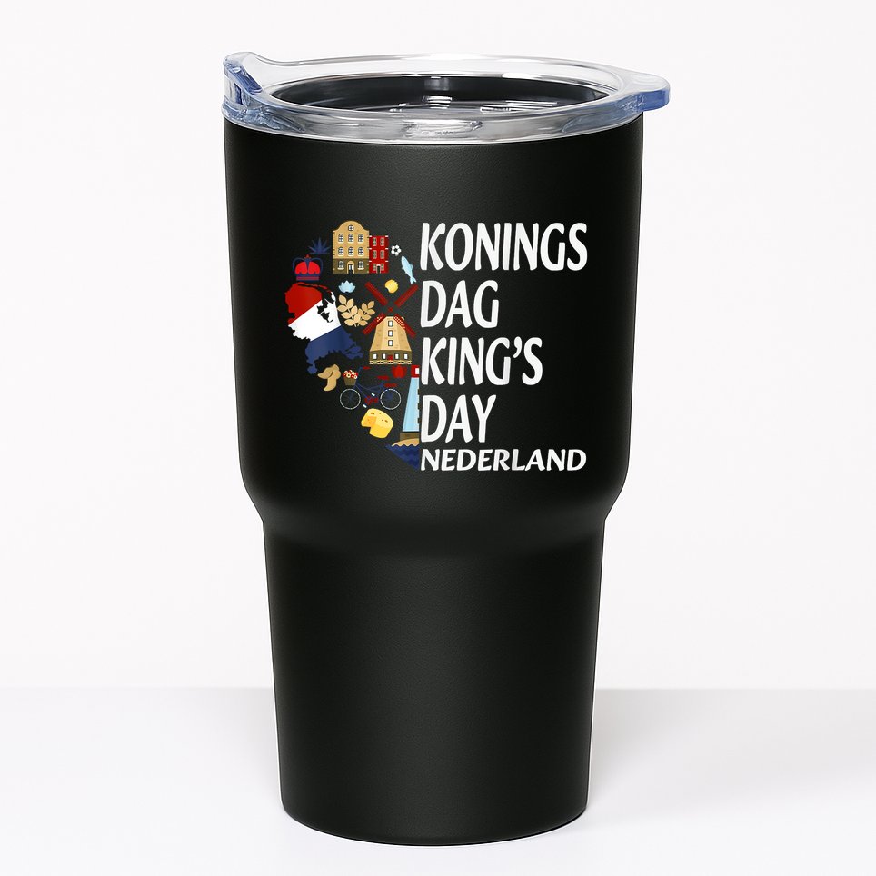 Netherlands King's Day Orange Tumbler