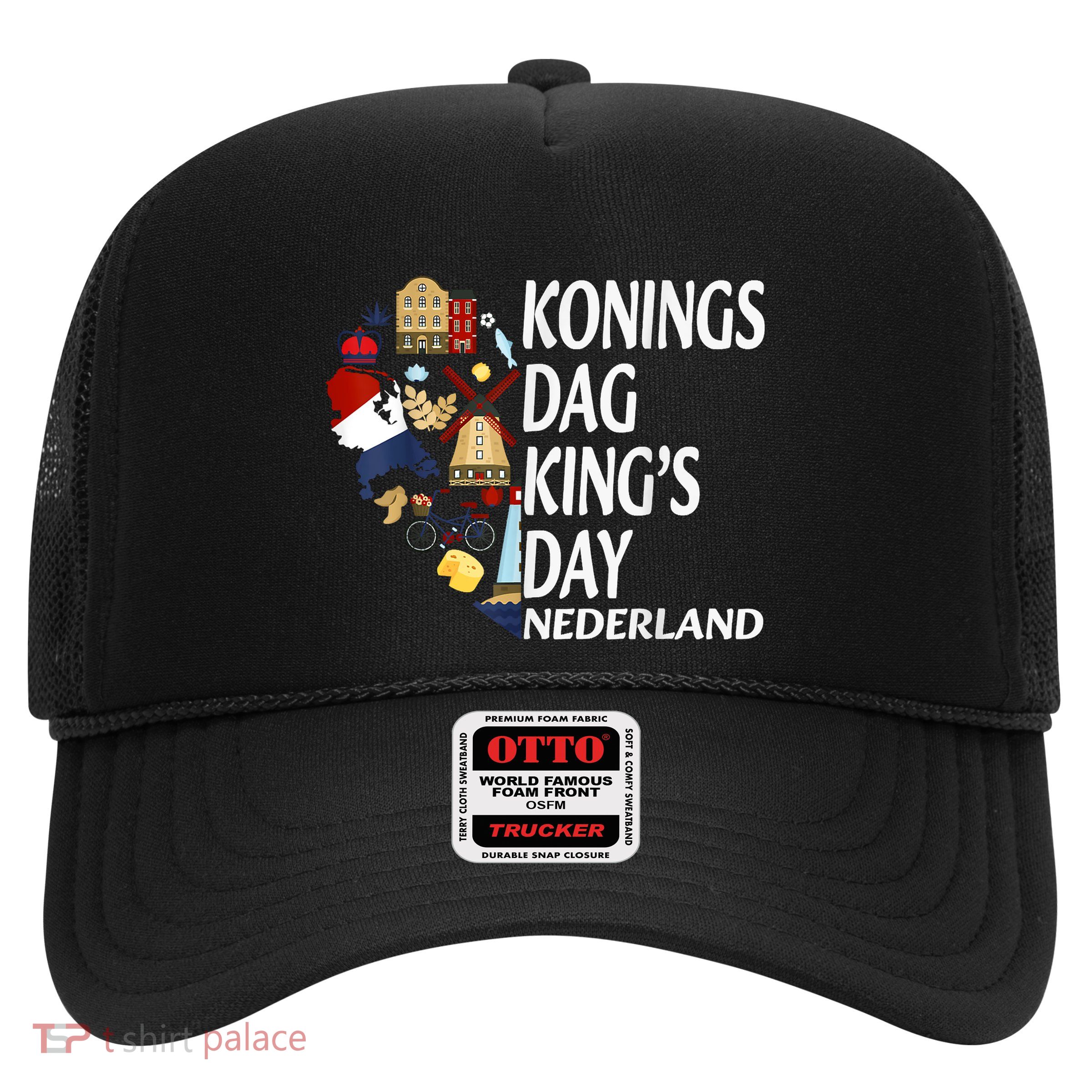 Netherlands King's Day Orange Trucker Hat