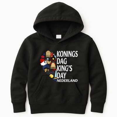 Netherlands King's Day Orange Kids Hoodie