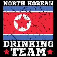 North Korean Drinking Team Funny North Korea Flag Beer Backpack