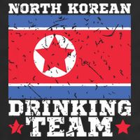 North Korean Drinking Team Funny North Korea Flag Beer Hat