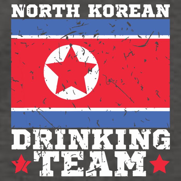 North Korean Drinking Team Funny North Korea Flag Beer Vector Backpack