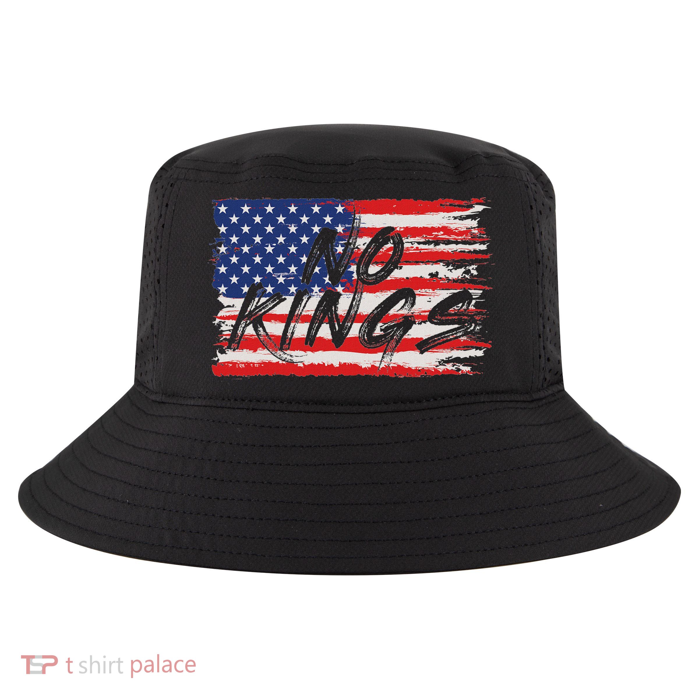 No Kings Flag Proud To Have No Kings Cool Comfort Performance Bucket Hat