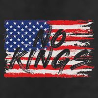 No Kings Flag Proud To Have No Kings 7 Panel Mesh Trucker Snapback Hat