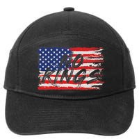 No Kings Flag Proud To Have No Kings 7-Panel Snapback Hat