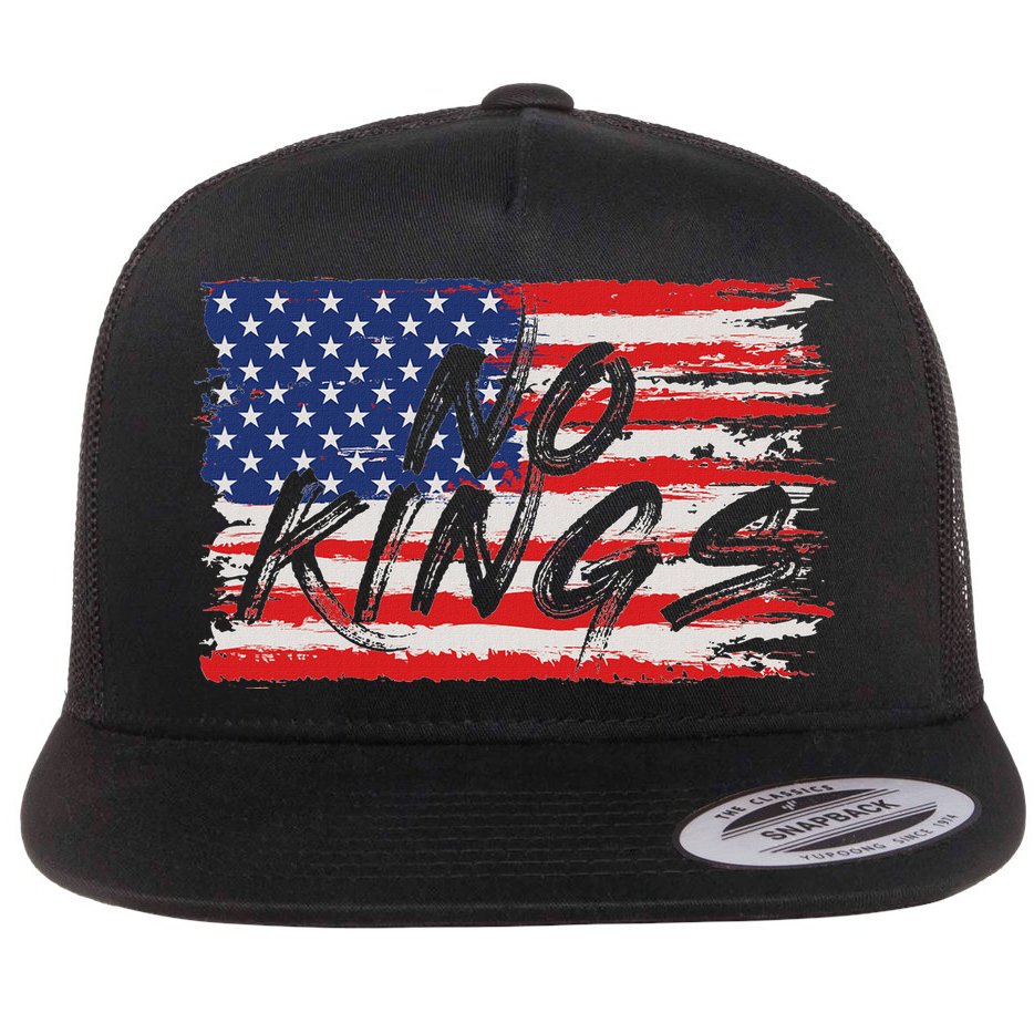 No Kings Flag Proud To Have No Kings Flat Bill Trucker Hat