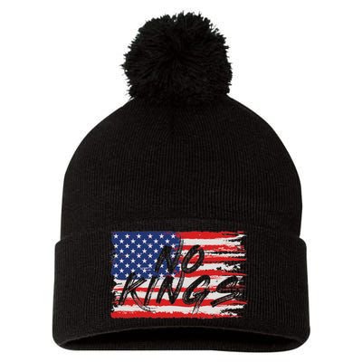 No Kings Flag Proud To Have No Kings Pom Pom 12in Knit Beanie