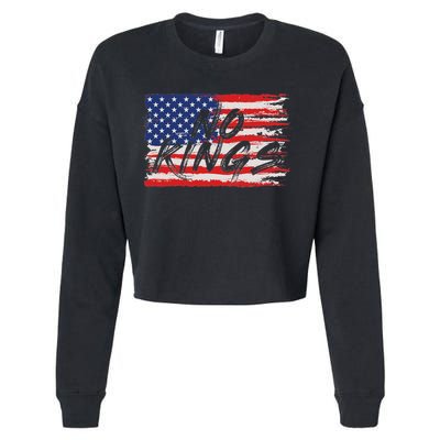 No Kings Flag Proud To Have No Kings Cropped Pullover Crew