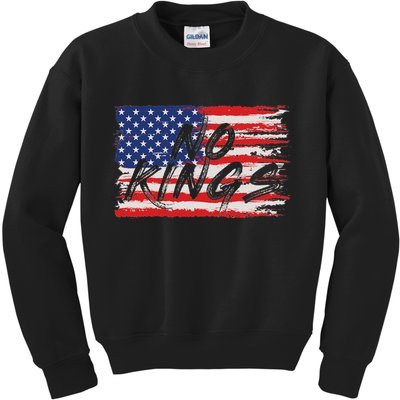No Kings Flag Proud To Have No Kings Kids Sweatshirt