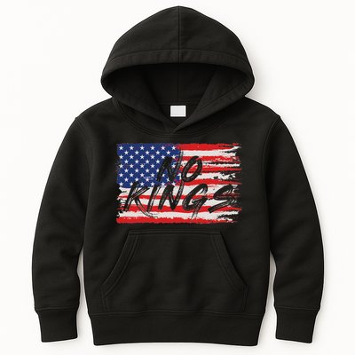 No Kings Flag Proud To Have No Kings Kids Hoodie