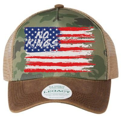 No Kings Flag Proud To Have No Kings Legacy Tie Dye Trucker Hat