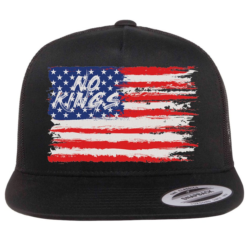 No Kings Flag Proud To Have No Kings Flat Bill Trucker Hat