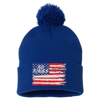 No Kings Flag Proud To Have No Kings Pom Pom 12in Knit Beanie