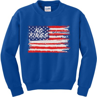 No Kings Flag Proud To Have No Kings Kids Sweatshirt