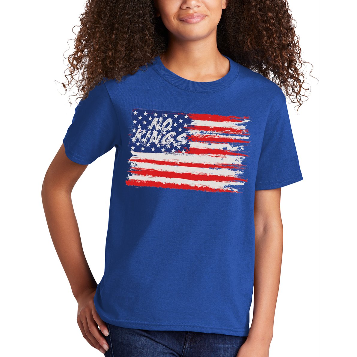 No Kings Flag Proud To Have No Kings Kids T-Shirt