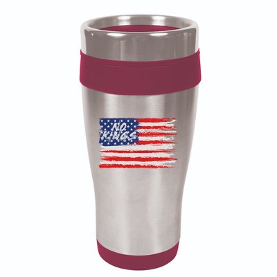 No Kings Flag Proud To Have No Kings 16oz Travel Tumbler