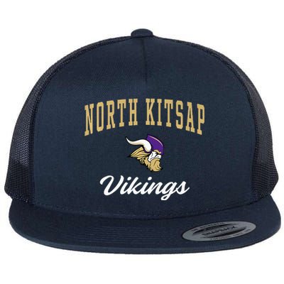 North Kitsap High School Vikings Flat Bill Trucker Hat