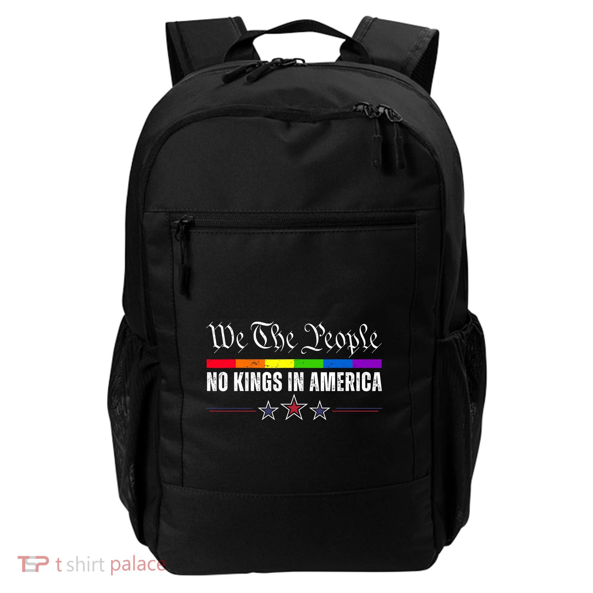 No Kings In America We The People Political Backpack