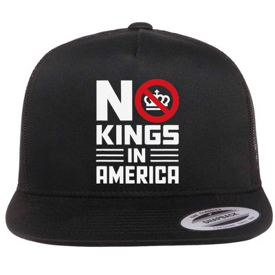 No Kings In America Democracy Usa Protest Flatbill Hat