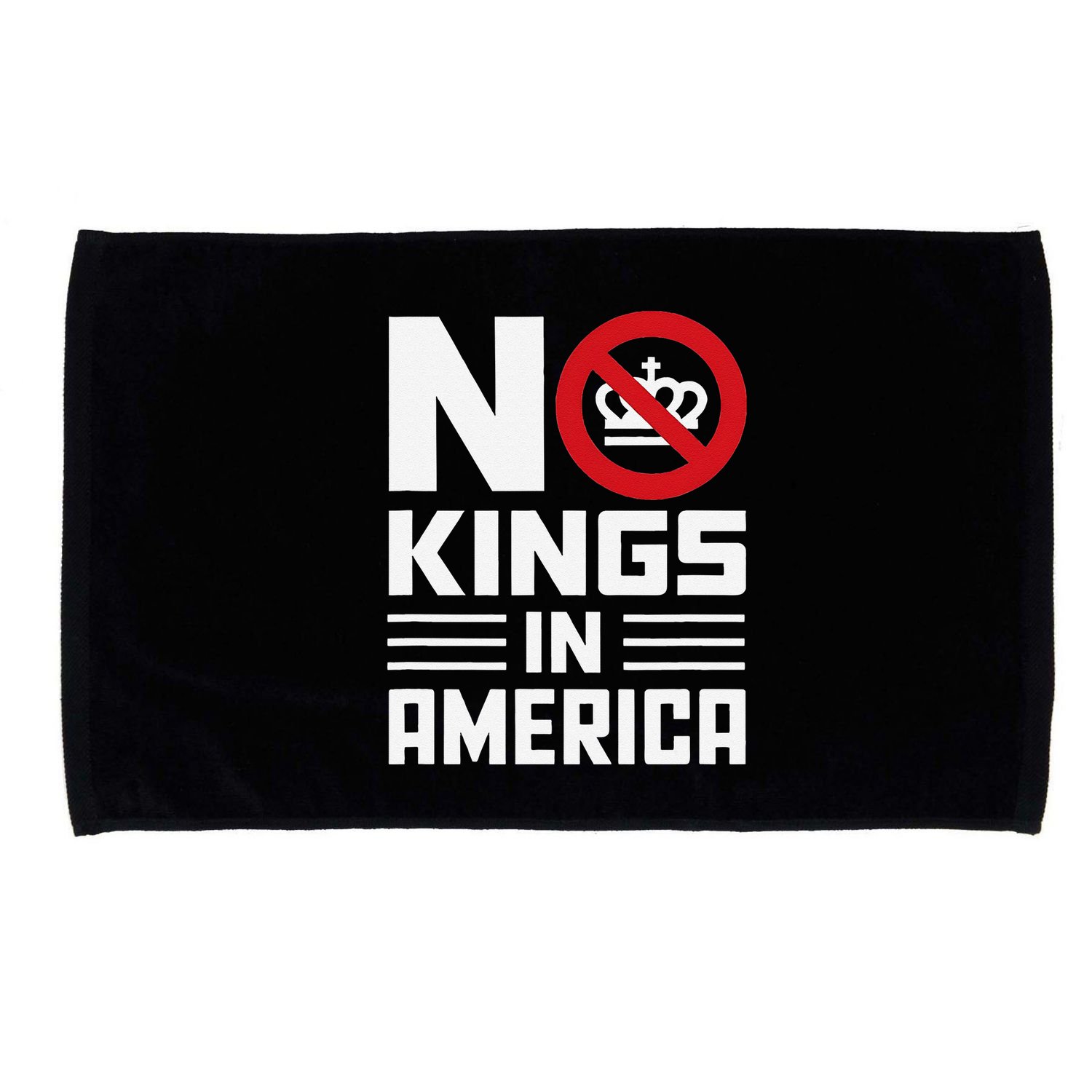 No Kings In America Democracy Usa Protest Microfiber Hand Towel