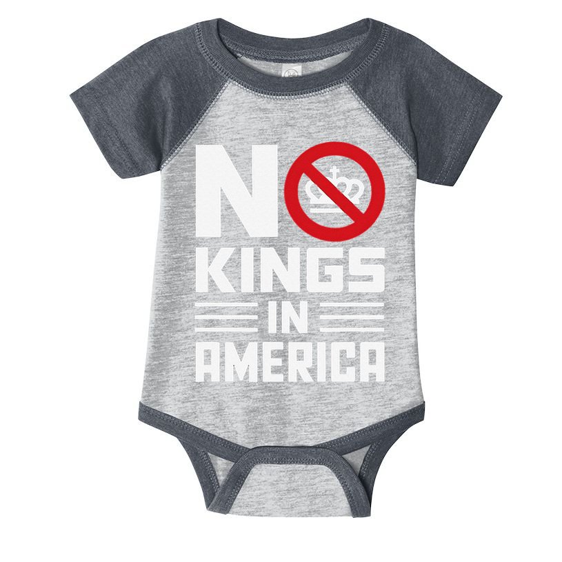 No Kings In America Democracy Usa Protest Infant Baby Jersey Bodysuit