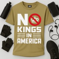 No Kings In America Democracy Usa Protest Cooling Performance Crew T-Shirt