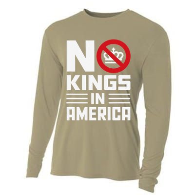 No Kings In America Democracy Usa Protest Cooling Performance Long Sleeve Crew