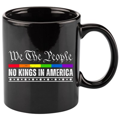 No Kings In America We The People Political 11oz C Handle Ceramic Mug