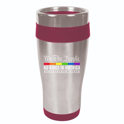 No Kings In America We The People Political 16oz Travel Tumbler