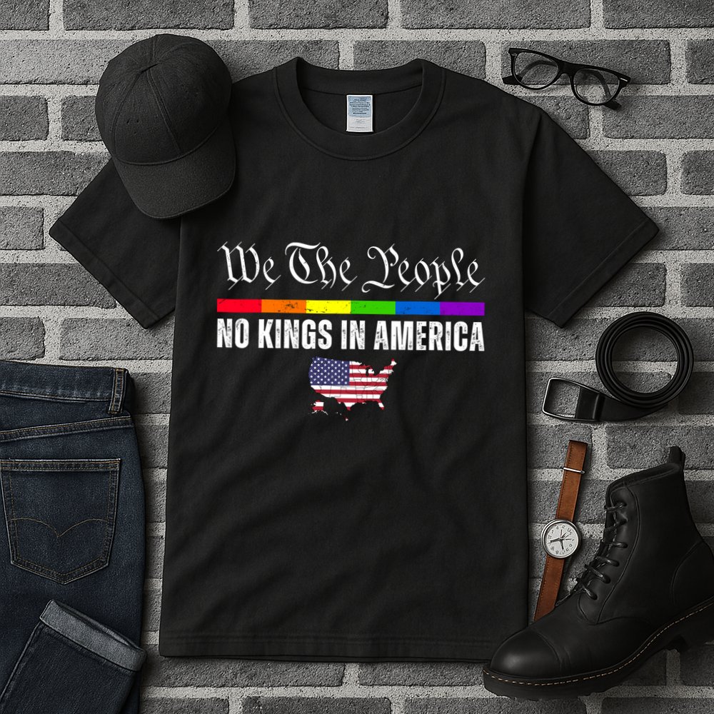 No Kings In America We The People Political Tall T-Shirt
