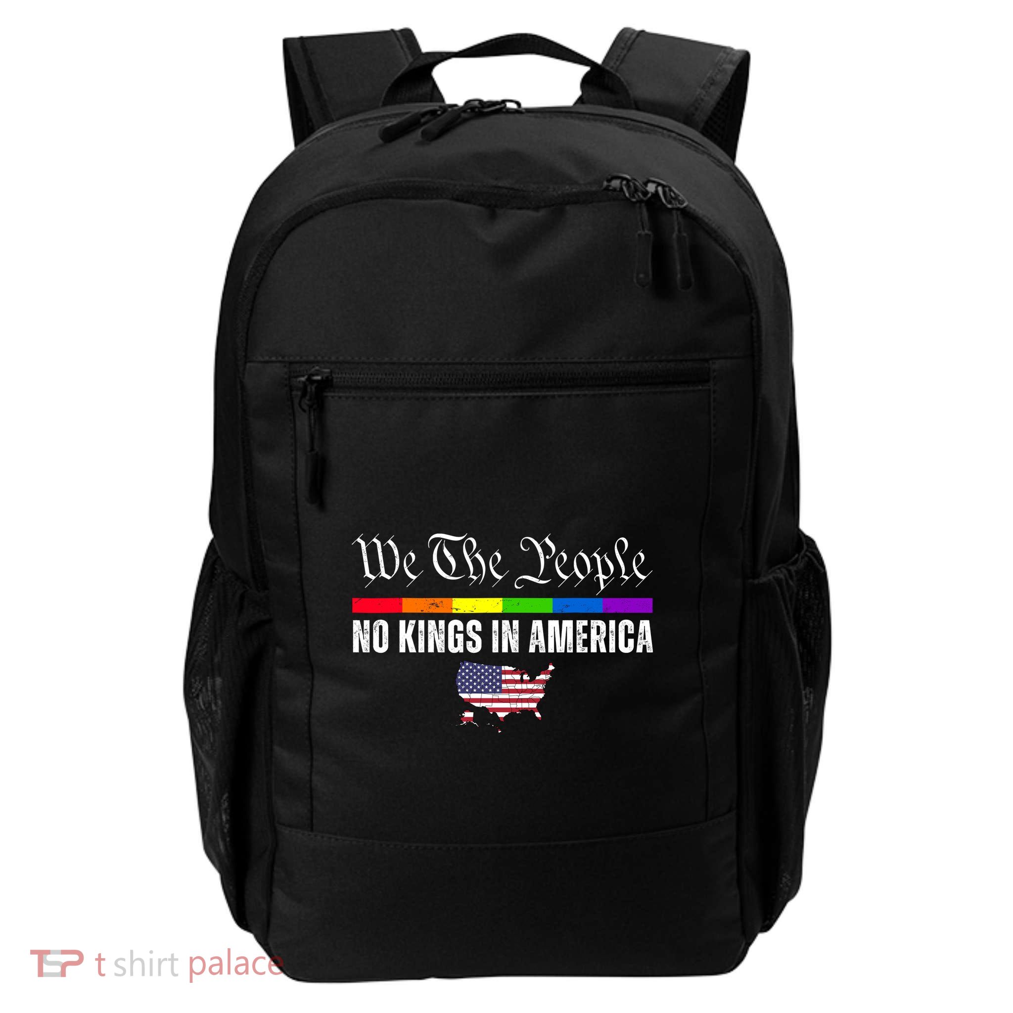 No Kings In America We The People Political Backpack