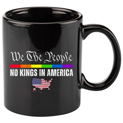 No Kings In America We The People Political 11oz C Handle Ceramic Mug