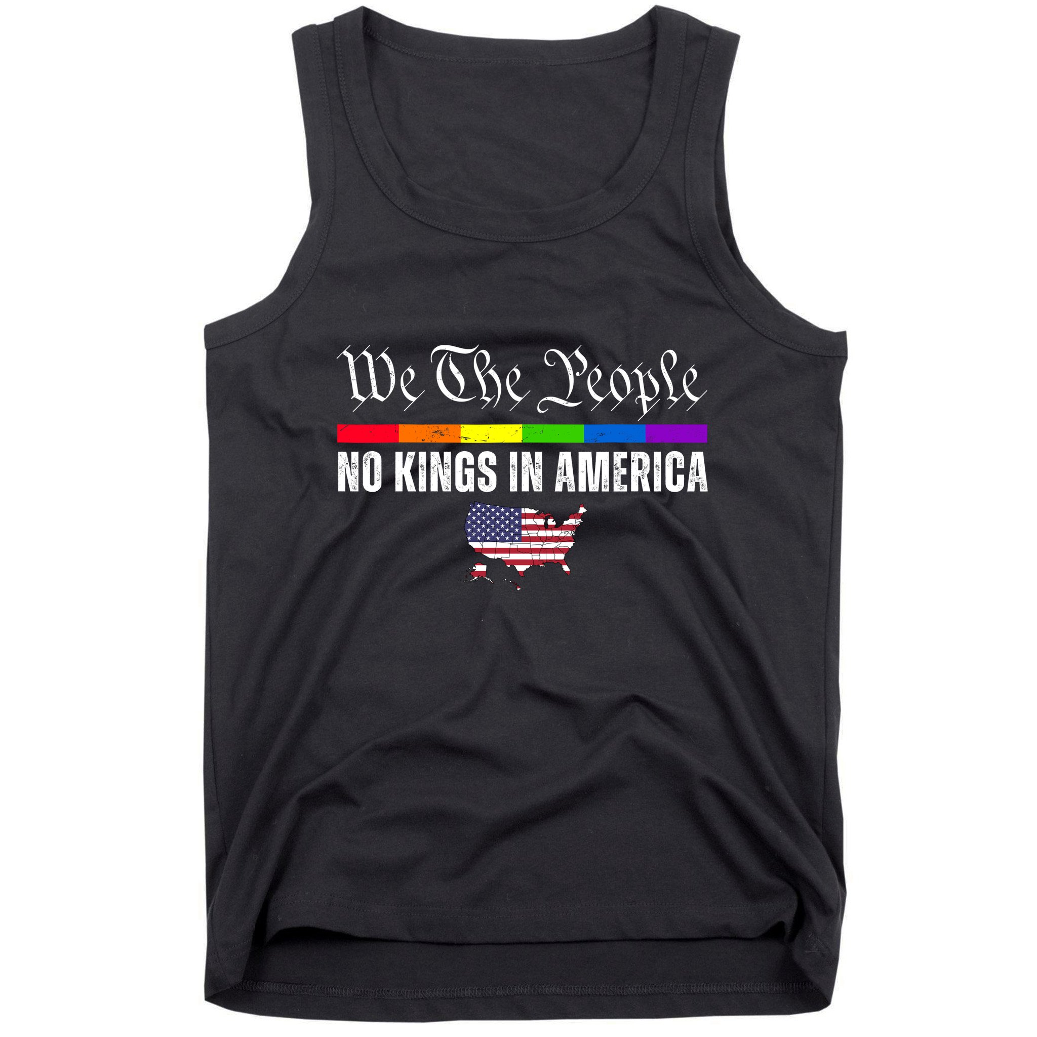 No Kings In America We The People Political Tank Top