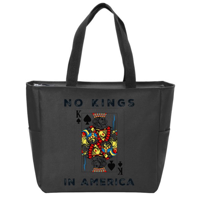 No Kings In America We The People Political Zip Tote Bag