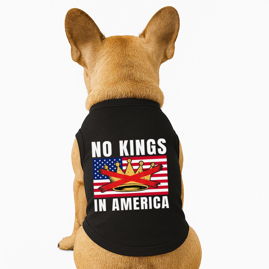 No Kings In America Court Ruling Protest Save Democracy Usa Doggie Tank