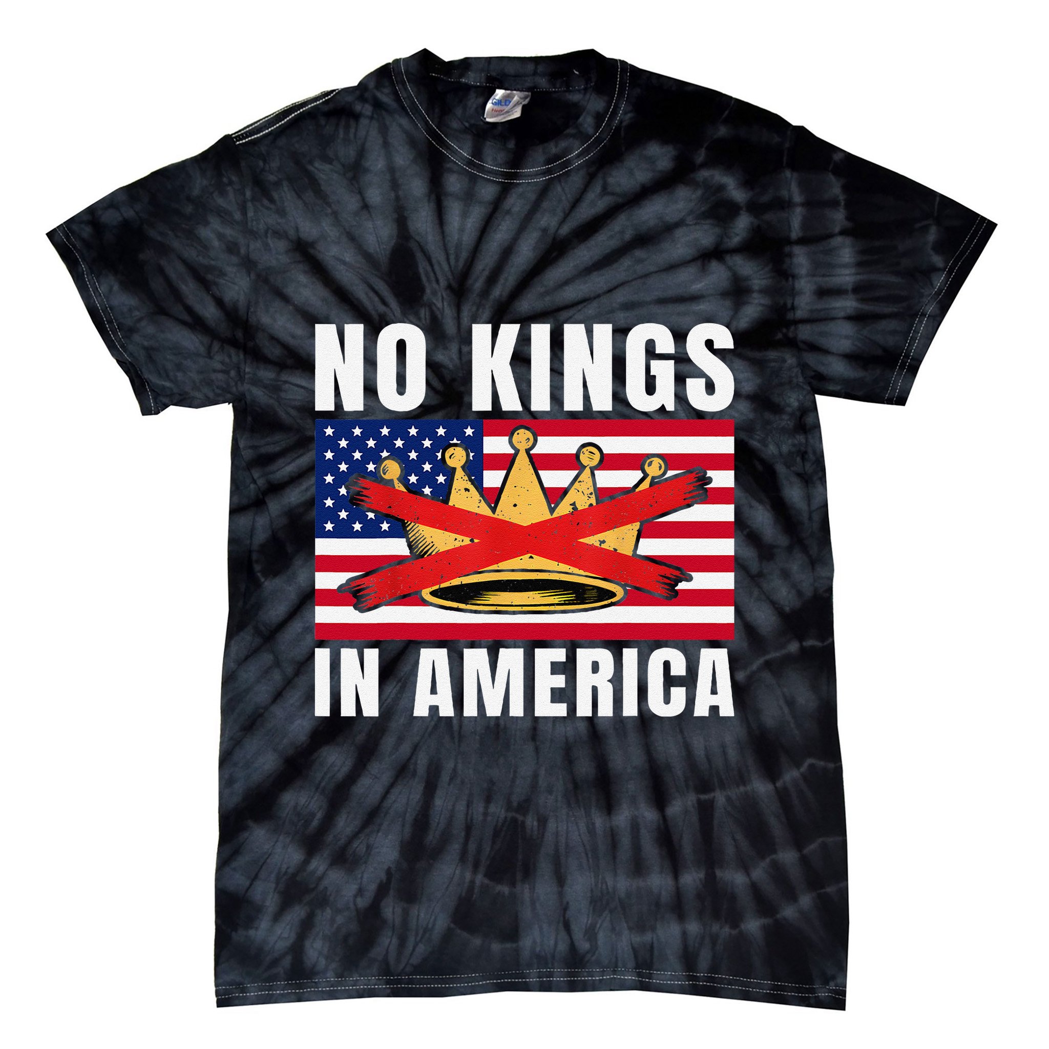 No Kings In America Court Ruling Protest Save Democracy Usa Tie-Dye T-Shirt