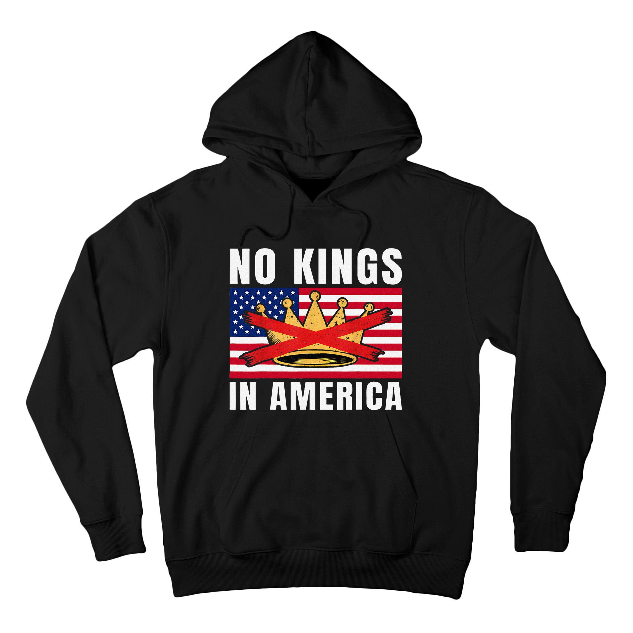 No Kings In America Court Ruling Protest Save Democracy Usa Tall Hoodie